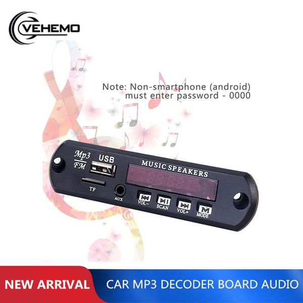 

dc 5v автомобильный автомобильный bluetooth decoder board mp3 тарелка аудио модуль tf sd card usb аксессуары радио автомобильный mp3 спикер