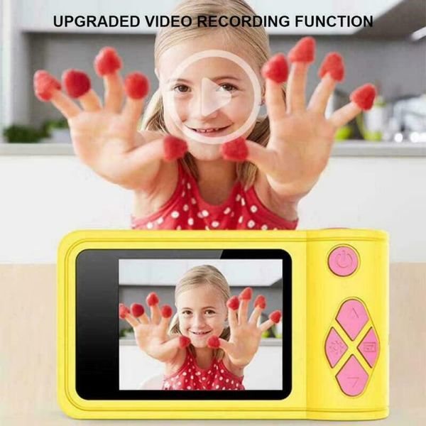 

2020 kids children 1080p digital camera 2.0 lcd hd mini camera perfect gift for kids usb kids mini camera 2 colors
