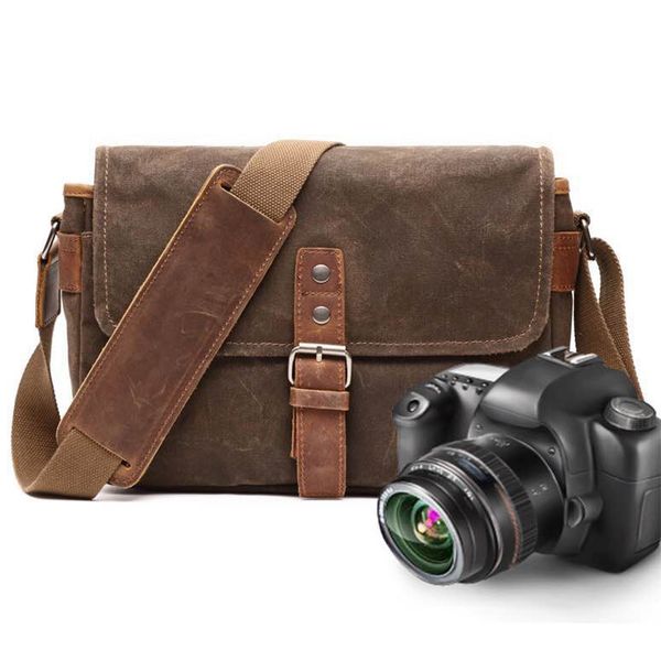 

waterproof camera bag retro classic shoulder travel camera bag cam a bags para canon eos 1100d 1200d 700d 600d 550d
