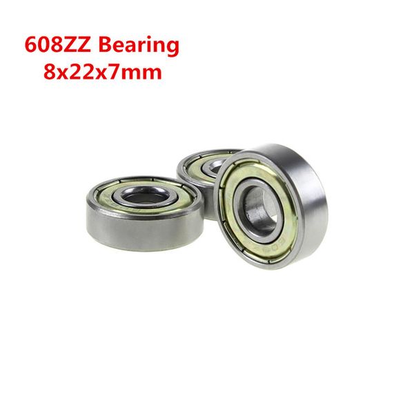 

608zz bearing 8x22x7mm abec-5 long skateboard miniature 608 z zz ball bearings 608-2z
