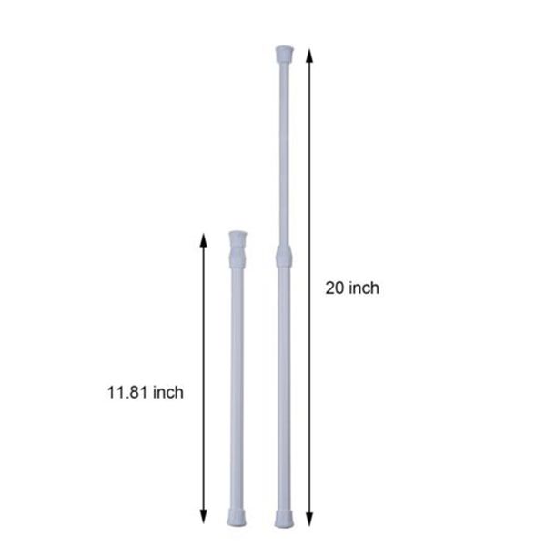 

curtain rail pole rod tension high carbon steel extendable for bathroom js23