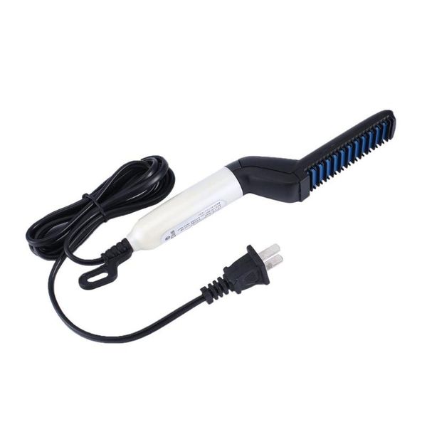 

quick beard straightener multifunctional hair comb curling curler show cap men