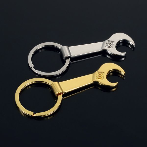 

spanner bottle opener tool metal wrench opener key chain keyring gift silver gold 8.5*3.2cm spanner opener