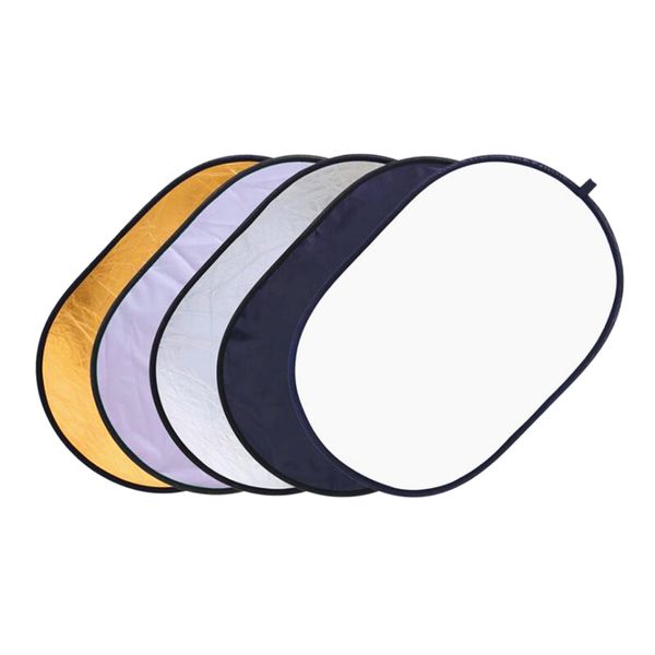 

5 in1 24\" x 35\" light mulit collapsible disc for pgraphy panel reflector