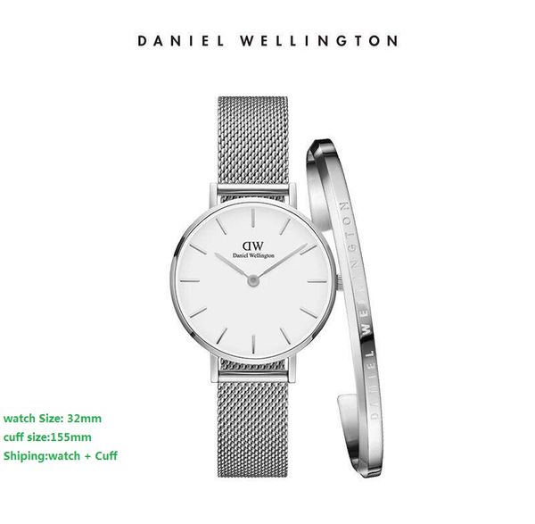 

Girl teel trip daniel wellington 32mm women watche fa hion quartz watch relogio feminino luxury fa hion watche cuff bracelet