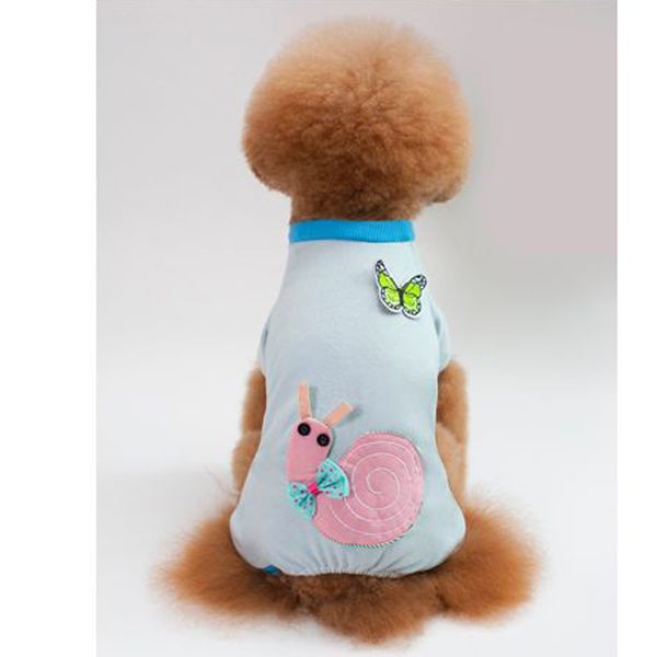 

pet soft cotton dog shirts outwear puppy coat clothes apparel