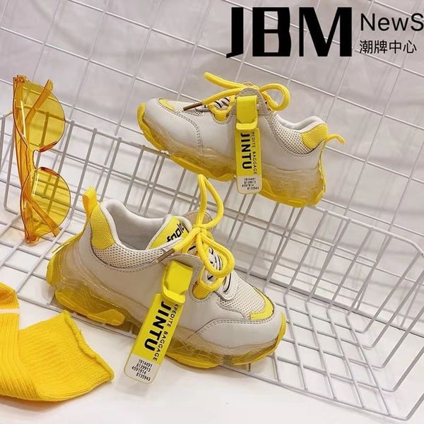 

baby boy sneakers yellow color little girl fancy tennis trainers 26-37 send with box kids sport run sneakers shoe designer litte boy toddler, Black