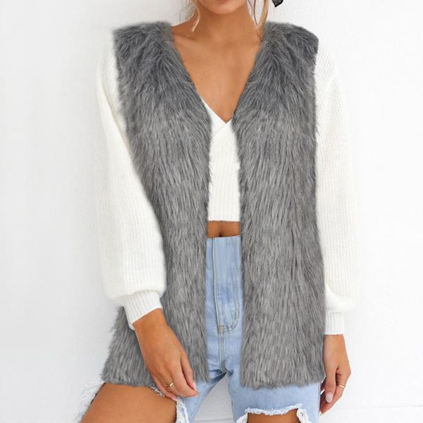 

fashion autumn winter waistcoat for womens vest warm outwear lady office wear casual sleeveless coat jacket plus size 10dec 17, Black;white