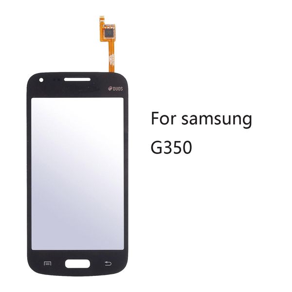 

10pcs/lot touch screen glass digitizer panel replacment parts with logo for samsung galaxy grand g350 g3502 v14 v15