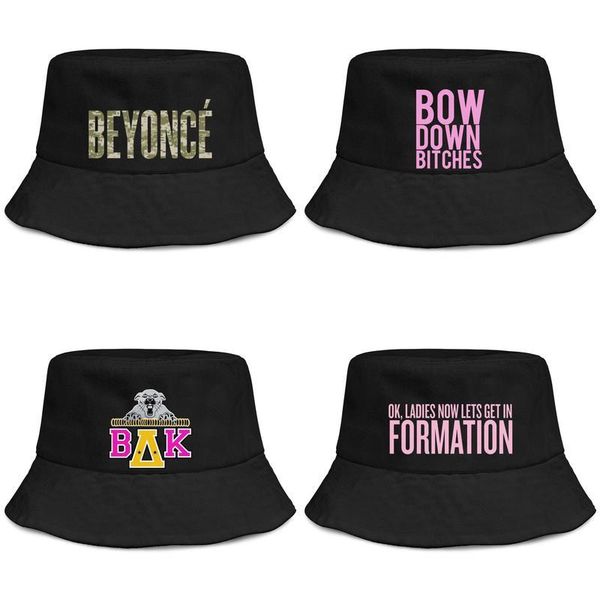 

beyonce ok ladies now lets get in formation mens and womens buckethat fitted cute bucket baseballcap homecoming crest panther beyonce, Blue;gray