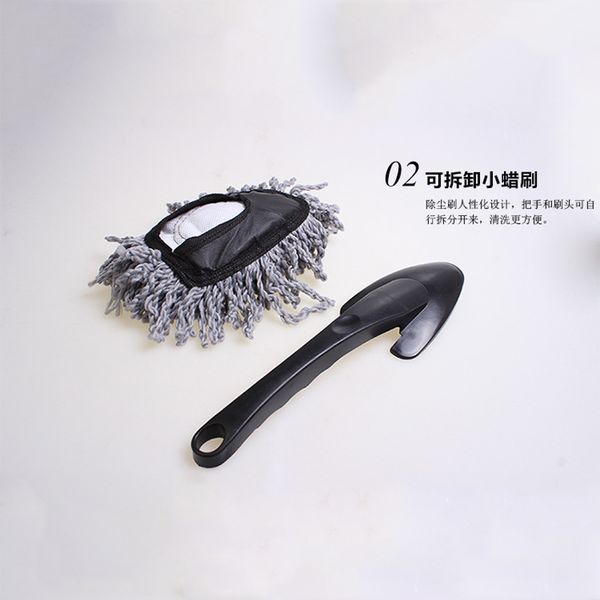 

retractable car wash wax brush fiber dust long handle cleaning tool car glass cleaning brush nursing wax towing a duster