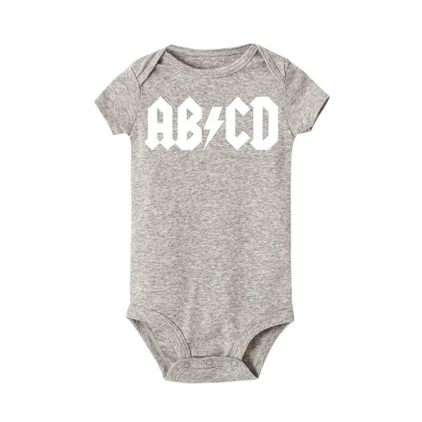 

letter cute funny body baby girl clothes short sleeve 100% cotton soft kids boy summer bodysuits newborn little girls clothing, Blue