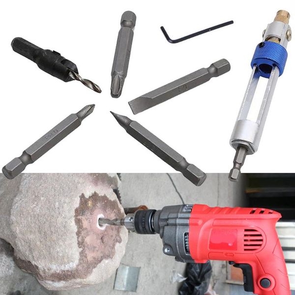 

20 pieces wrench high hardness high speed steel half time drill screw bit set quick switch box packed countersunk head durable