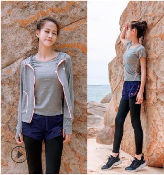 

2018 хан издание нового века сезон упражнений одежда сухой воздух спортивный костюм женский волейбол спорт скорость, Black