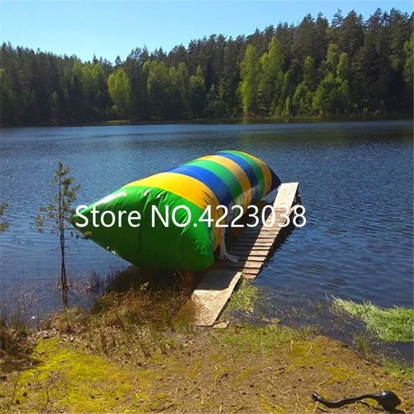 

5x2m inflatable water blob jump pillow water blob jumping bag inflatable water trampoline for sale