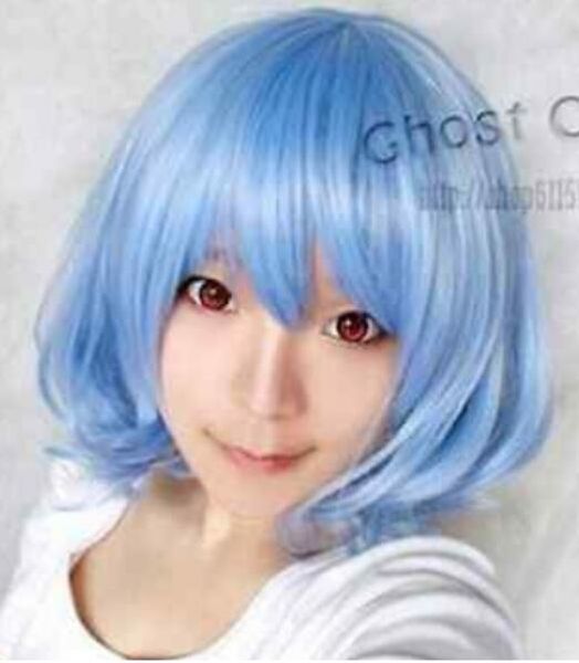 Fashion Love Live Cosplay Short Blue Hair Wig Cute Girls Wig Wig