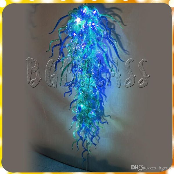 

new house decor unique decorative designer glass lamps custom made blown glass chain pendant lamps for living room modern decoration
