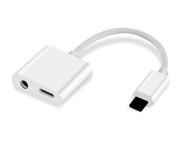 

For new y tem charger cable aux cable adapter 2 in 1 earphone mu ic jack headphone charging and audio cable hip