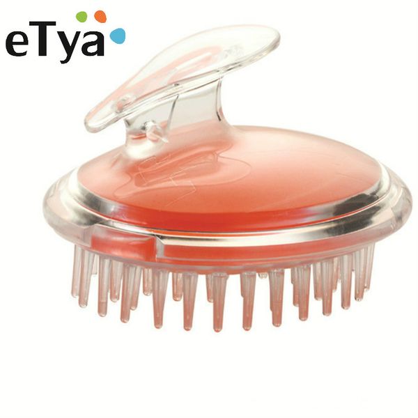 

abody nylon detangle hairbrush women hair scalp massage comb wet hair brush for salon hairdressing styling tools, Silver