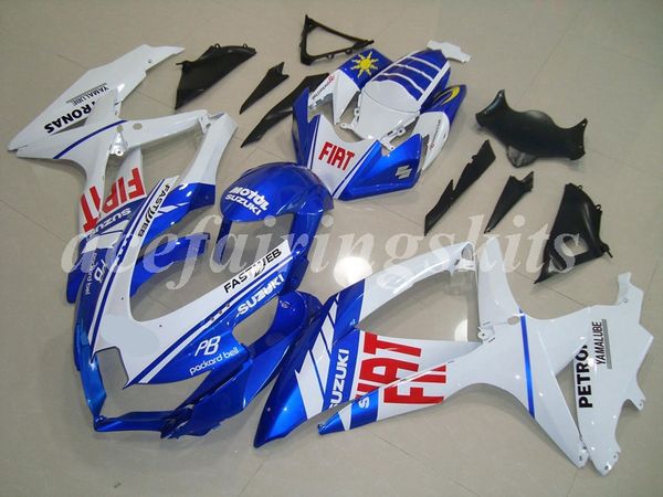 

4gifts injection mold new abs motorcycle fairings kit fit for suzuki gsx-r600 gsx-r750 600 750 k8 2008 2009 2010 08 09 10 blue white red