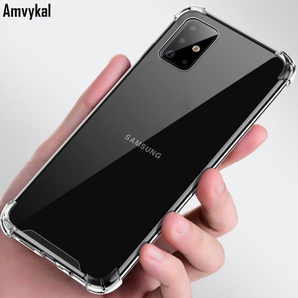 

антидетонационные акриловый чехол для телефона чехлы для samsung s20 s10 ультра lite s6 s7 s8 s9 гурт s10 plus clear hard pc тпу бампер
