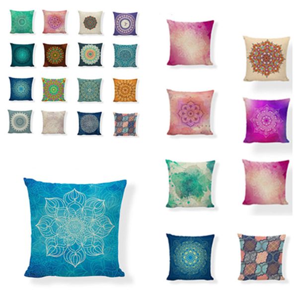 Fashion Abstract Geometry Pillow Case For Sofa Bed Waist Cushion
