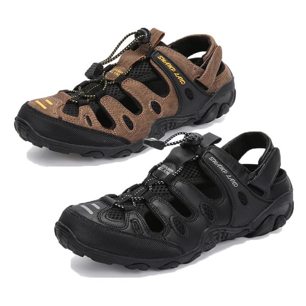 

outdoor sandals summer shoes men beach slippers man anti skid river sea mules breathable mesh sports shoes tenis masculino
