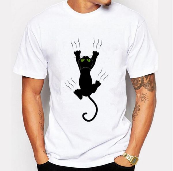 

2019 street english short sleeve t-shirt individual fashion men t shirt women 2018 summer print animal cartoon plant magic s-4xl, White;black