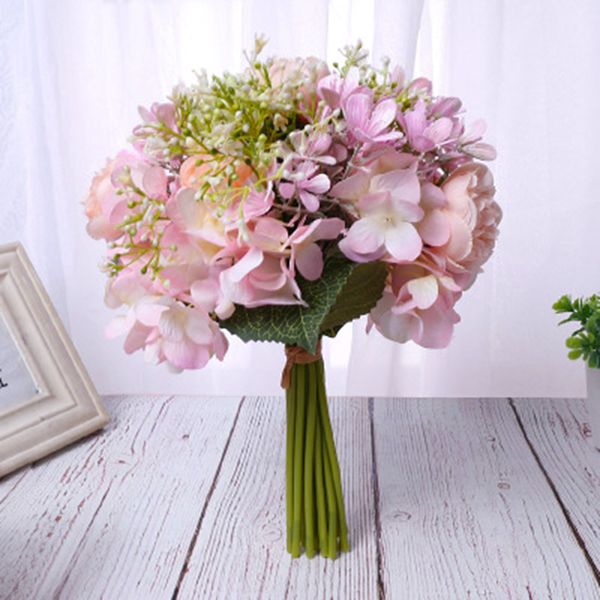

1x artificial flower 25cm bride holding flowers wedding home festival room shop l interior decoration