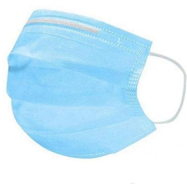

Disposable Face Mask 3 Layers Dustproof Mask Facial Protective Cover Mouth Masks Safety Non-Woven Fabric Prevent Anti-Dust Masks WY669-5