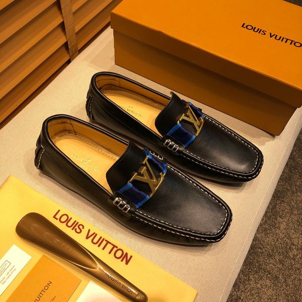 

24 models luxury designer metal tip loafers party white wedding shoes mens handsome comfortable casual shoes flats, Black