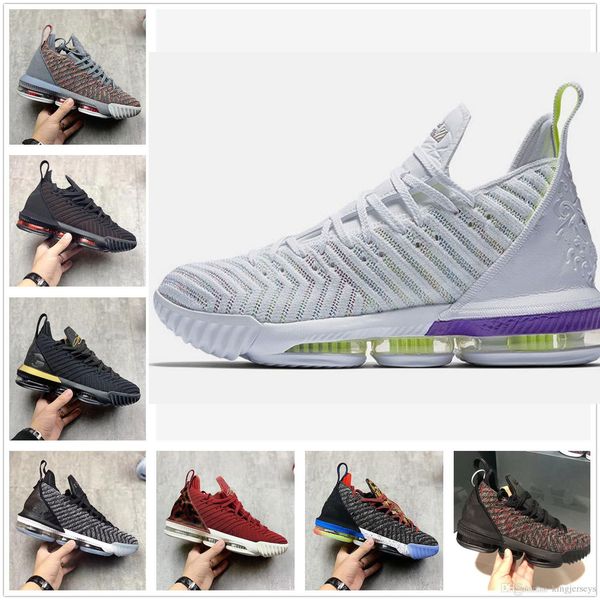 

2019 Новое поступление Bass Lightyear colorways Oreo FRESH BRED What the XVI 16 james Многоцветная баскетбольн