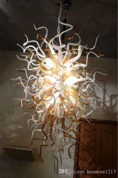 

milk and honey hand blown glass chandelier elegant european style chandeliers energy saving custom blown glass led pendant lamp