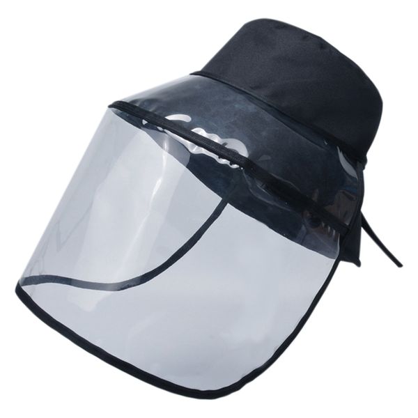 

full face protective cap anti-fog saliva anti-fog cap windproof dust-proof sun visor removable fisherman hat