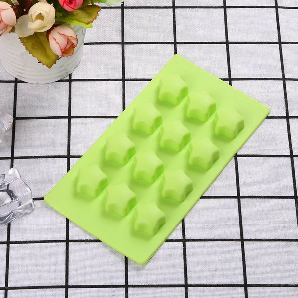 

non stick ice cube chocolate jelly sweet candy maker stars moulds trays mould e maker ice cube mold kitchen tools #007