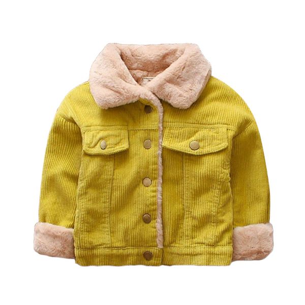 

kids baby girls boys winter solid coat cloak jacket thick winter warm outerwear clothes manteau fille casaco menina, Blue;gray
