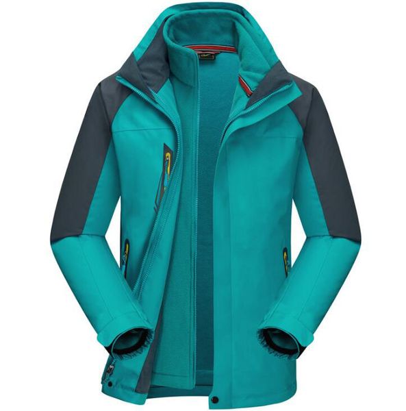 

new climbing skiing mountain fishing waterproof windser cycling softshell fleece warm outdoor men hiking jacket, Blue;black