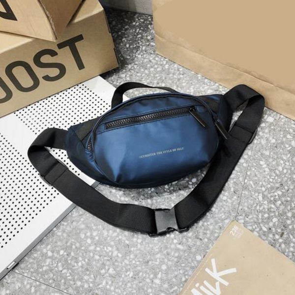 

men bag women bag nylon waist outdoor sports waterproof pockets male female chest multi-functional mobile coin purses