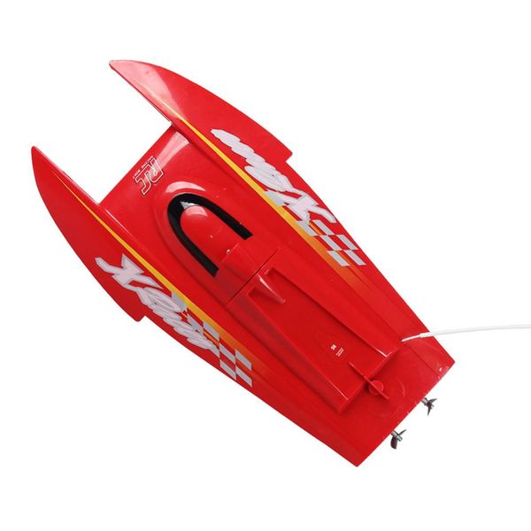 

shenqiwei ct3352 27mhz 4ch двойной пропеллер rc гонки лодок - красный