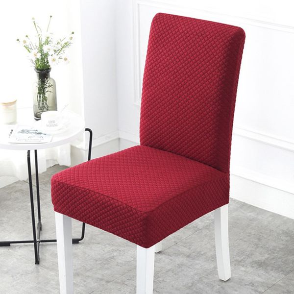 

velvet jacquard dining chair cover thickn spandex elastic chair slipcover case for chairs stretch christmas cover wedding