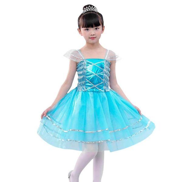 

children girl mesh tutu dress fashion trend daily leisure sleeveless princess dancewear matching ruffle cute clothes, Red;yellow