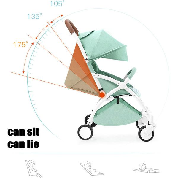 

light umbrella car light travel port baby stroller with aluminum alloy frame take on plane light weight cart baby carriage