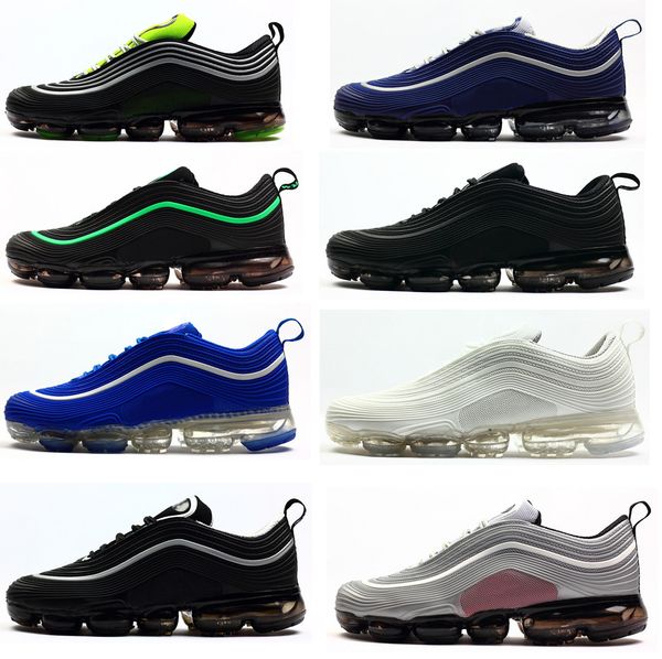 

wholesale men 97s vol white black sliver bullet metalic red brand mens running shoes trainer jogging sneaker