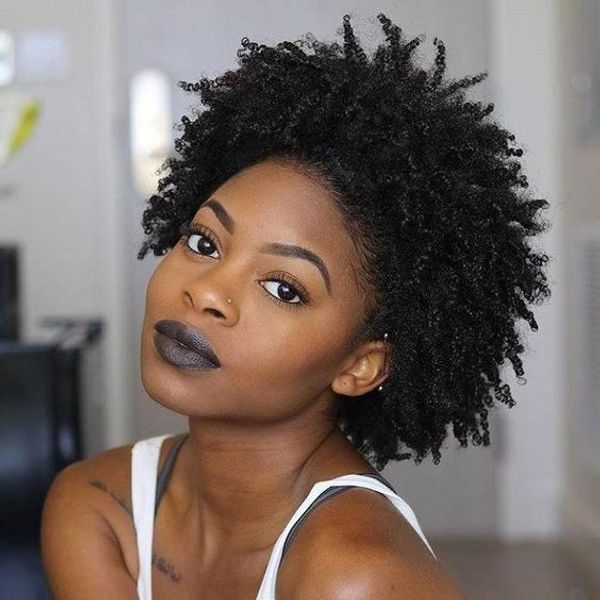 Fashion Woman S Brazilian Hair Soft Short Bob Curly Wig Simulation