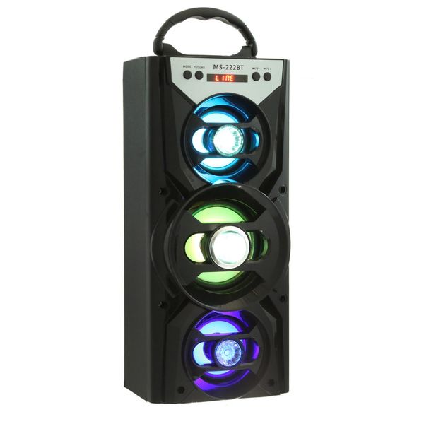 

ms - 222bt bluetooth speaker with aux usb tf card slot