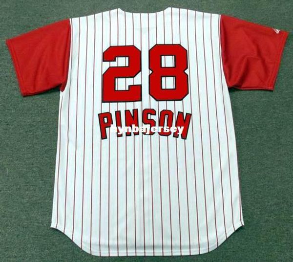 

custom vada pinson cincinnati stitched 1960's majestic vintage home baseball jersey retro mens jerseys running, Black;blue