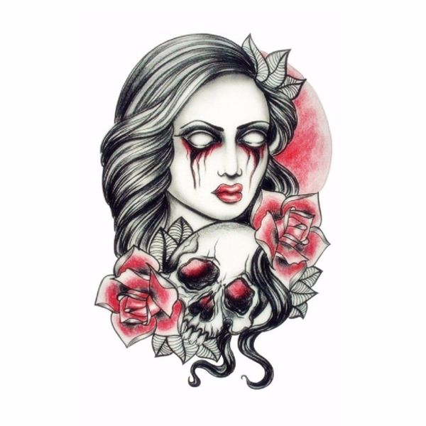 

3d halloween zombie scar tattoos fake scars bloody costume makeup party decoration horror wound scary blood spider sticker