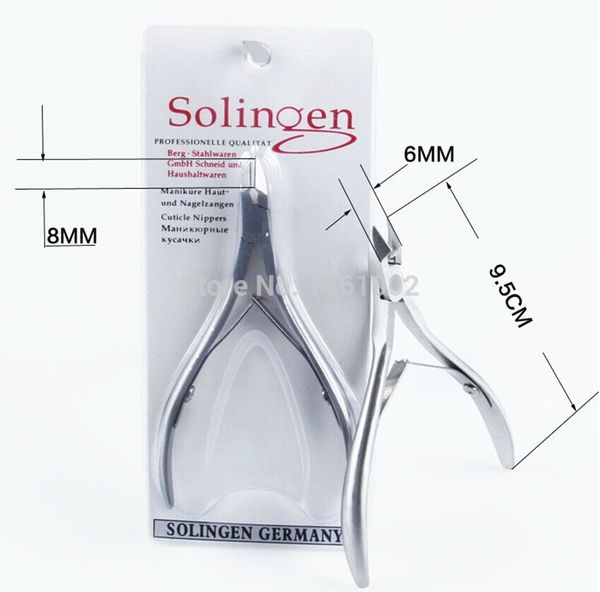 

1pcs/lot solingen cuticle nippers manicure pedicure nail care tool foot file