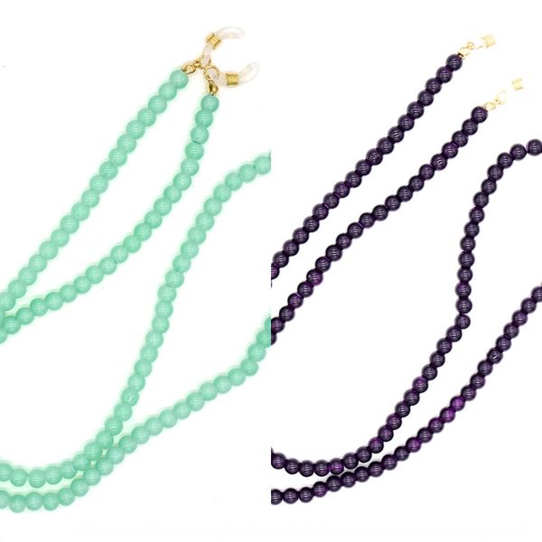 

accessories candy color sun accessory glass beads chain sunglasses accessories hanging neck glasses rope