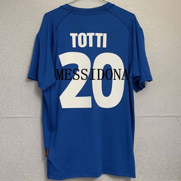 maglie da calcio retrò 2000 italia casa DEL PIERO maglia ROSSI TOTTI PIRLO maglia da calcio italiade maglie kit di qualità uomo Maillots de football jersey